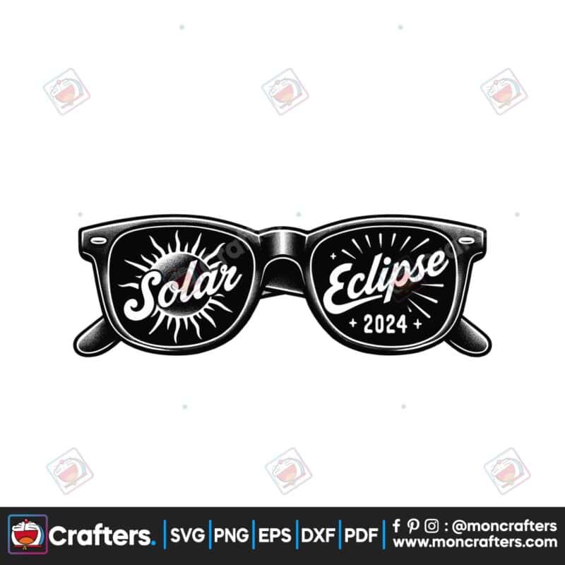 Solar Eclipse Glasses PNG Instant Download Instant Download