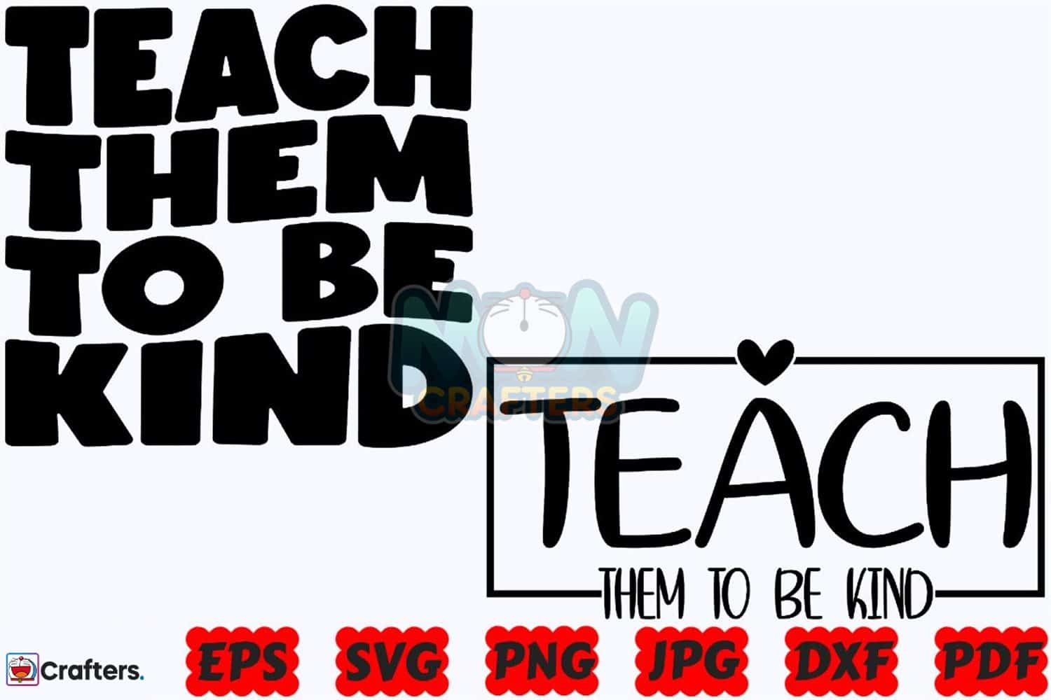 Teach Them to Be Kind SVG | Teacher SVG Instant Download