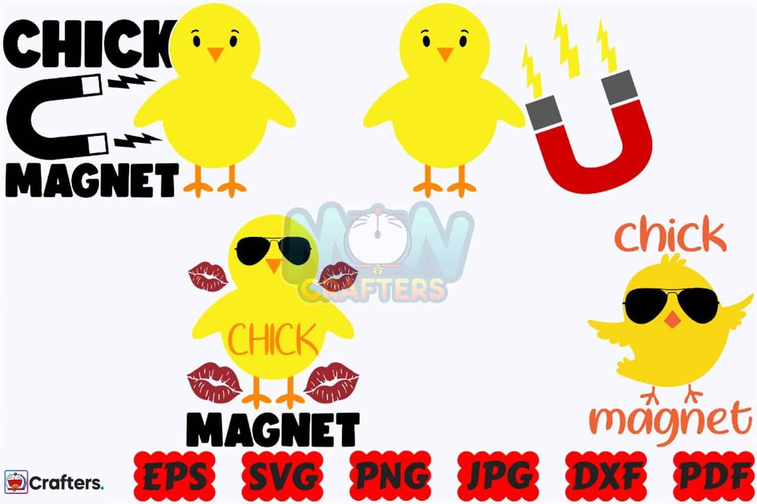 Chick Magnet SVG | Funny Easter SVG |PNG Instant Download