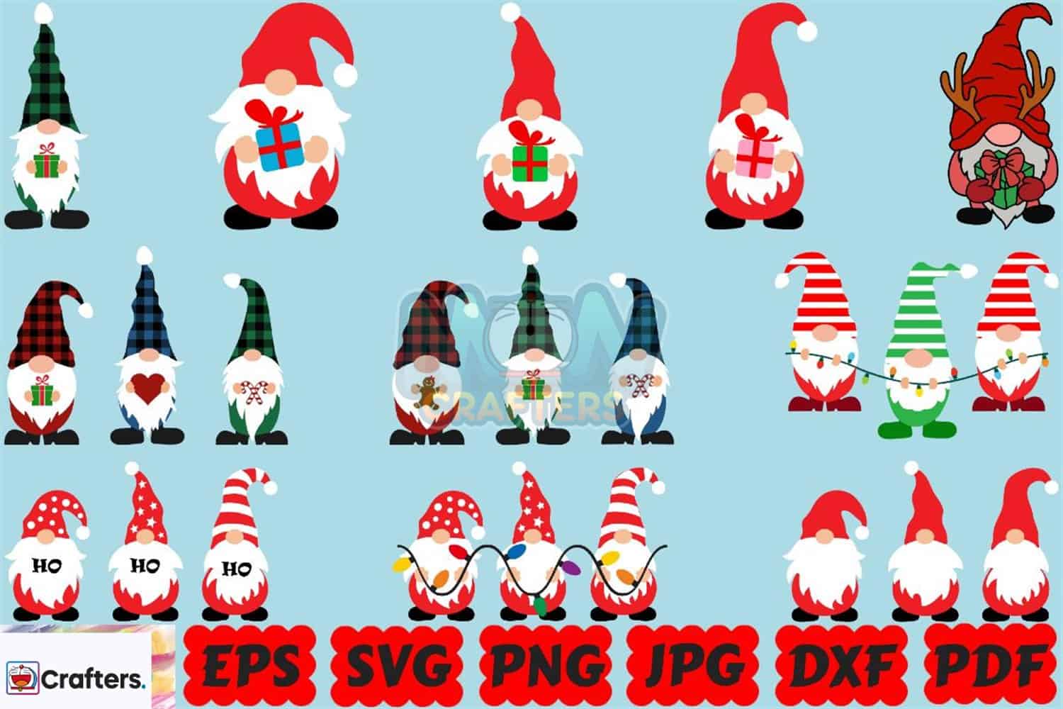 Christmas Gnome SVG | Gnome SVG |Gnomies Instant Download