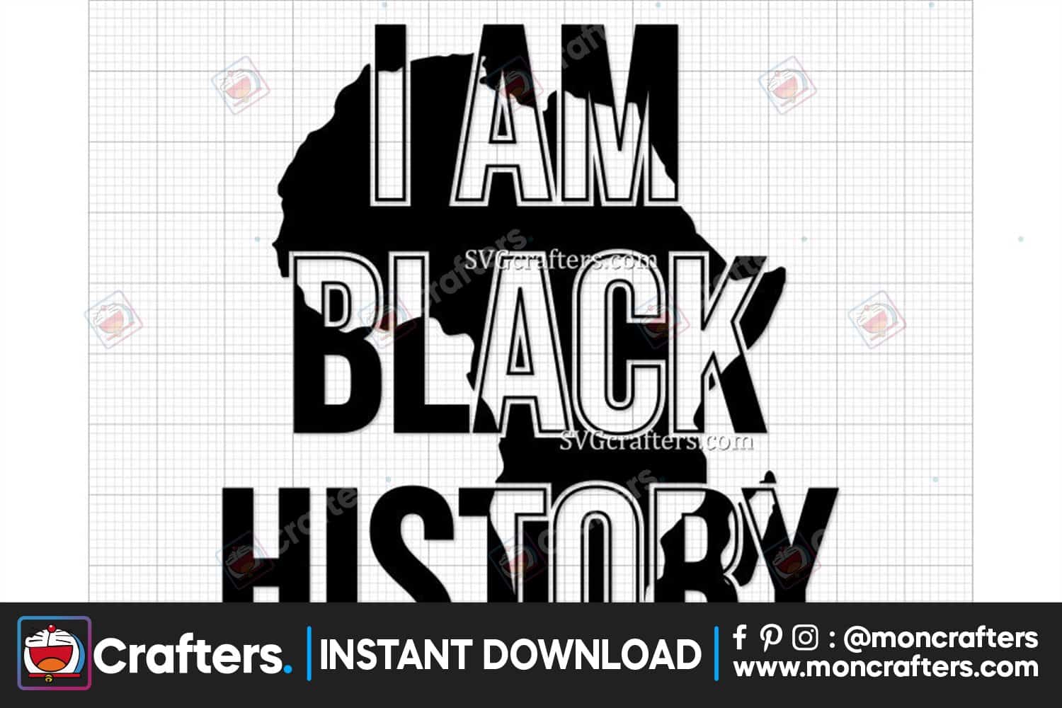 I Am Black History Svg, Melanin Svg Digital Download Instant Download