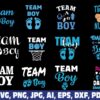 team-boy-gender-reveal-baby-announcement