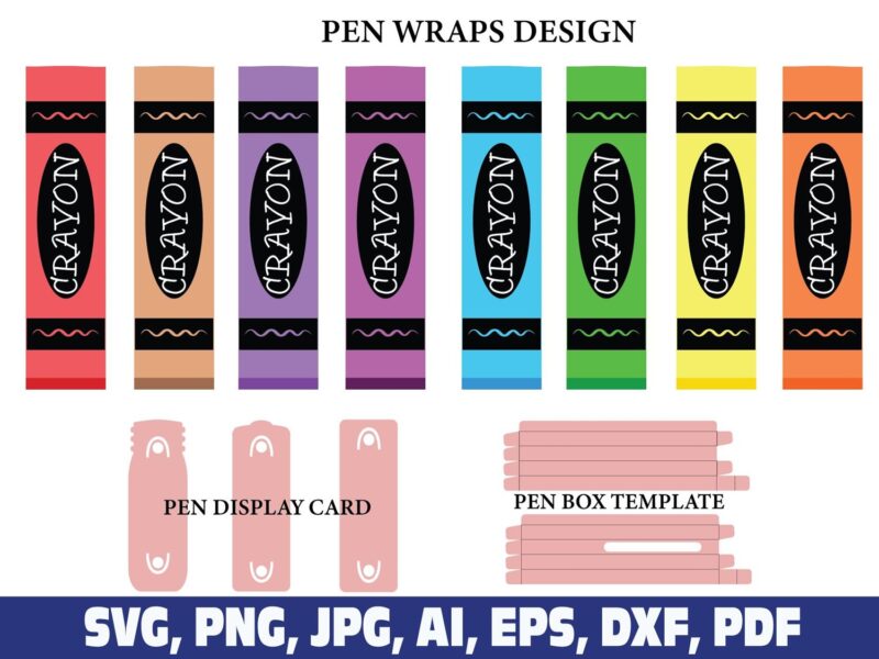 crayon-glitter-pen-wraps-teacher