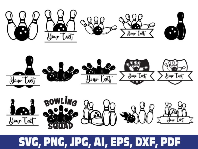 bowling-svg-bundle