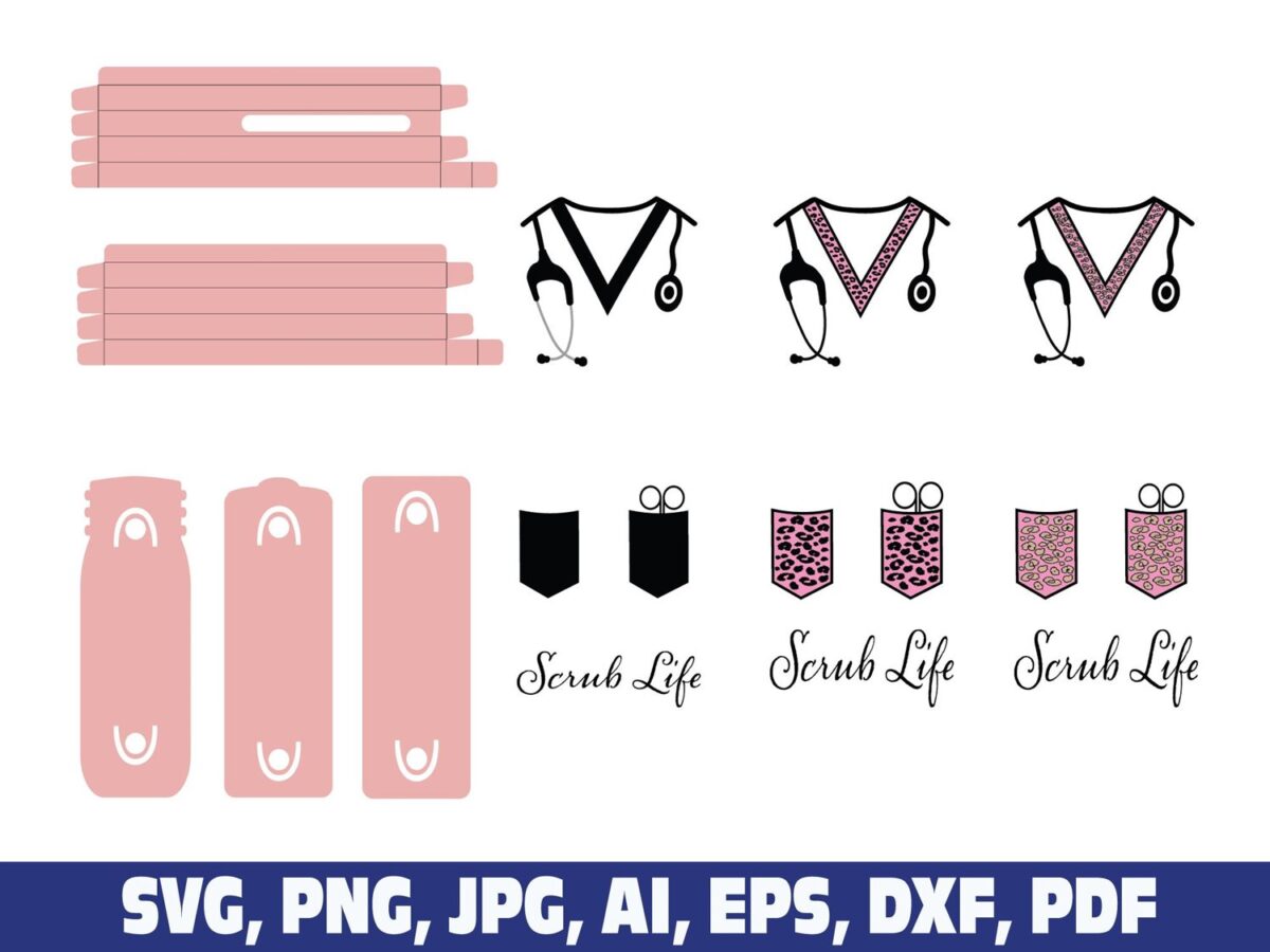 scrub-life-glitter-pen-wraps