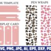 leopard-heart-print-glitter-pen-wraps