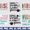 nurse-coffee-scrubs-rubber-gloves
