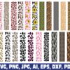 animal-print-glitter-pen-wraps