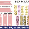 sunflower-glitter-pen-wraps-leopard