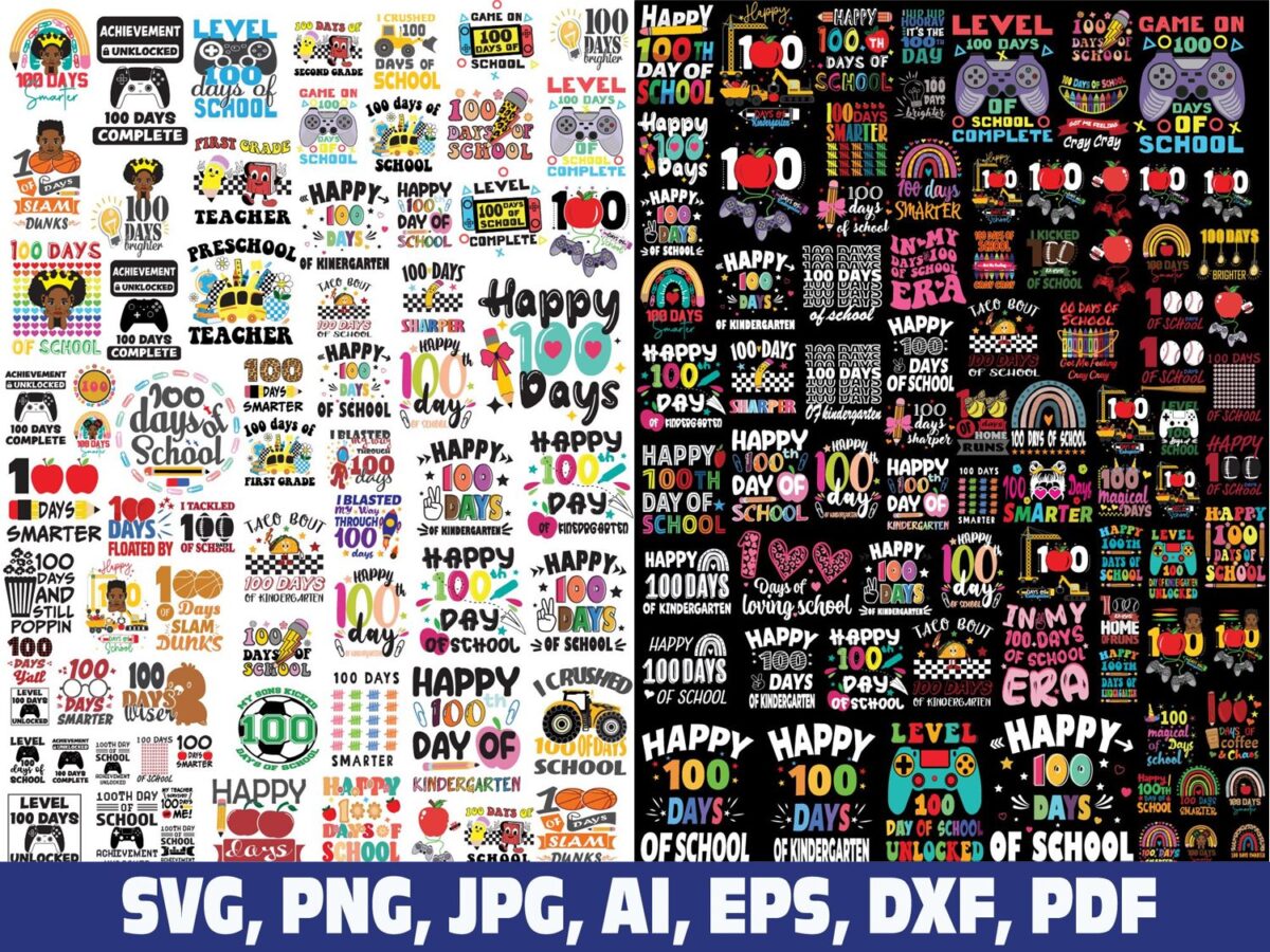 100-days-of-school-kinderagarten-svg-png