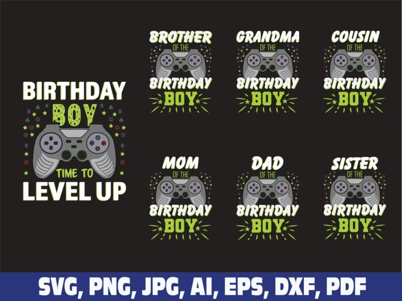 birthday-boy-time-to-level-up-svg
