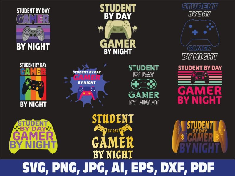 student-by-day-gamer-by-night-svg