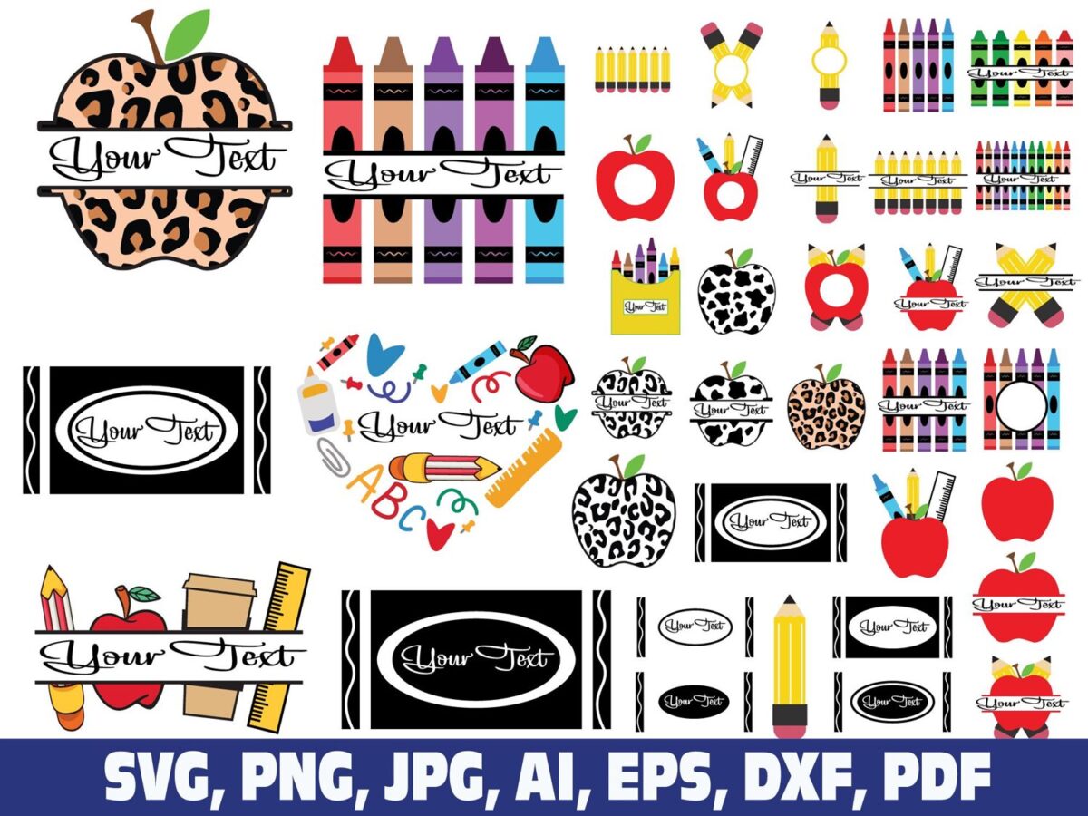 crayon-split-monogram-svg