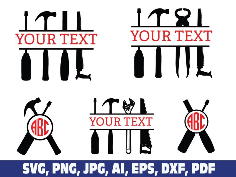 tools-monogram-split-name-frame