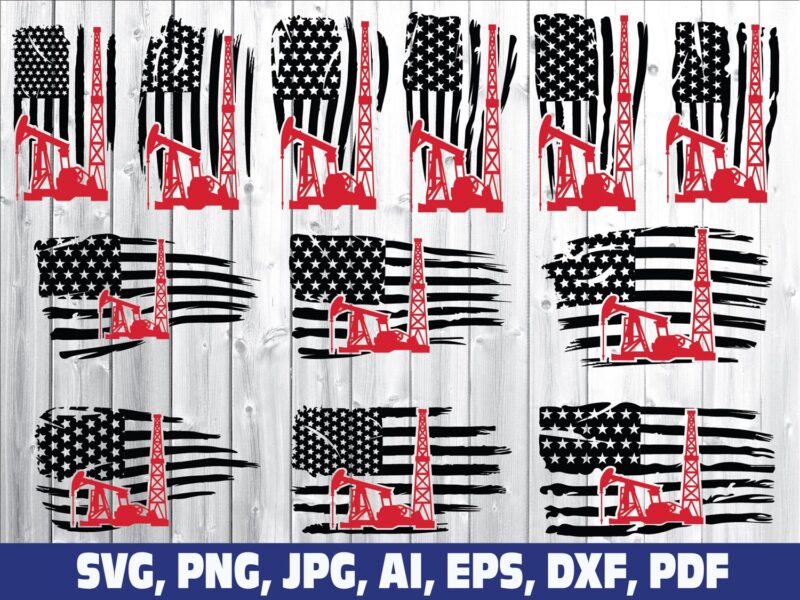 oilfield-flag-worker