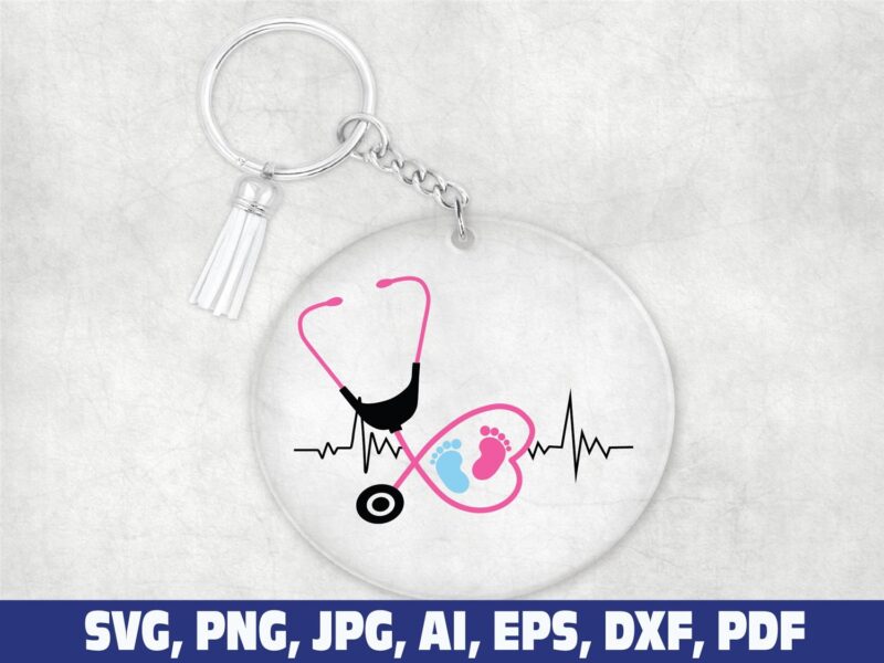 baby-feet-nurse-keychain