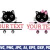 cat-split-monogram-frame