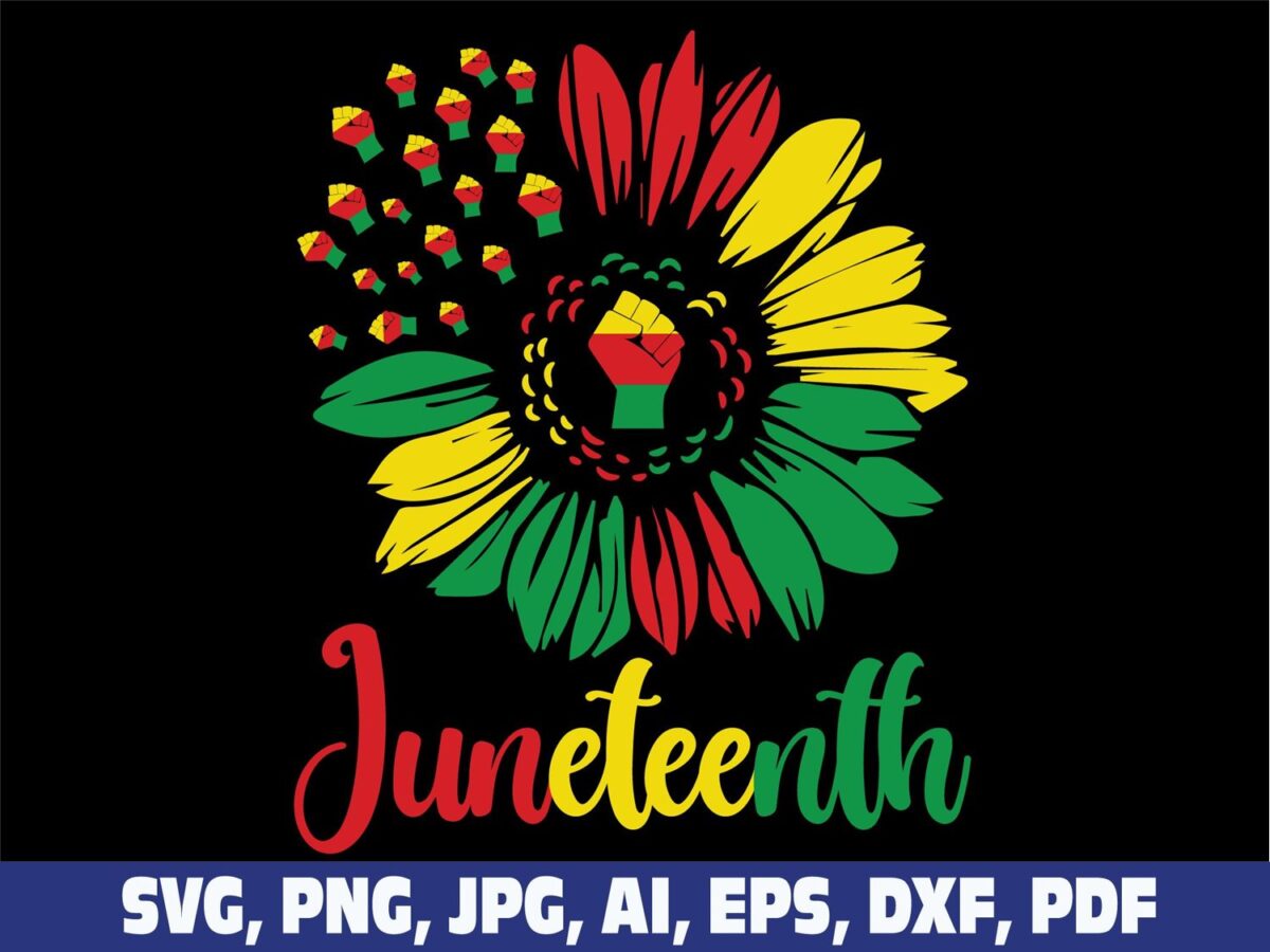 juneteenth-sunflower-png-svg
