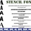 stencil-font-letters