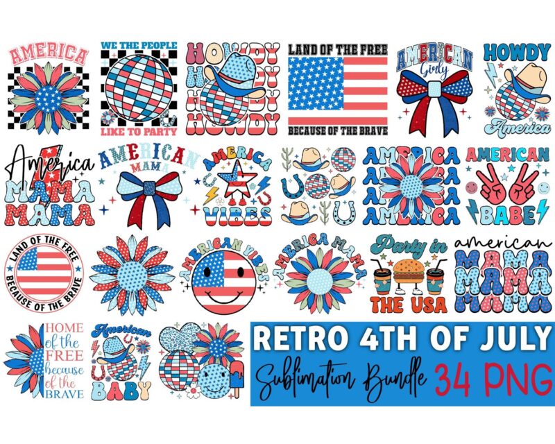 retro-4th-of-july-sublimation-bundle