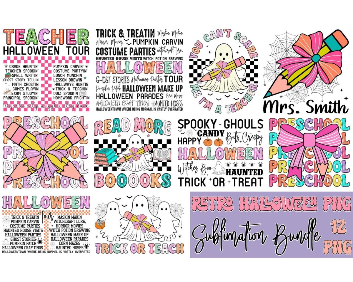 retro-halloween-png-sublimation-bundle