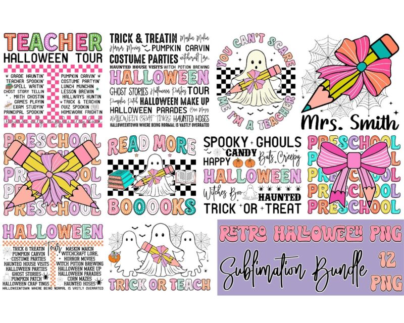 retro-halloween-png-sublimation-bundle