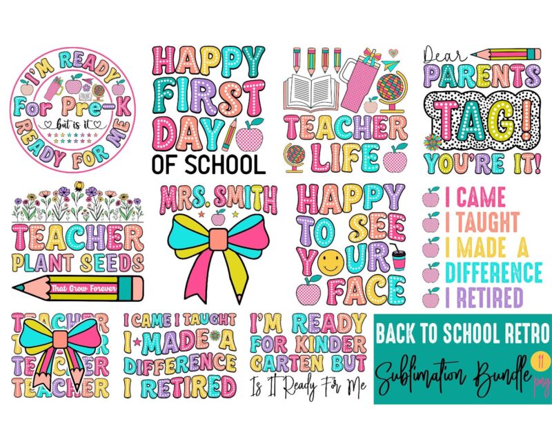 back-to-school-retro-sublimation-bundle