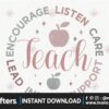 encourage-listen-care-teach-lead-inspire-support-svg
