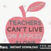 because-teachers-cant-live-on-apples-alone-svg