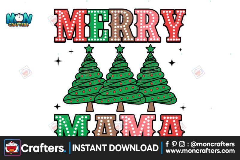christmas-merry-mama-retro