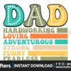 dad-hardworking-loving-adventurous-strong-funny-fearless-devoted-png
