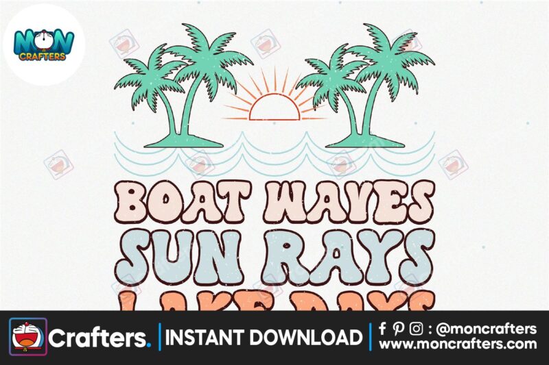 boat-waves-sun-rays-lake-days-retro-sub