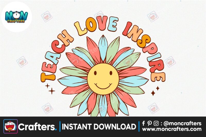 teach-love-inspire-retro-sublimation