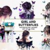 girl-and-butterflies-watercolor-clipart