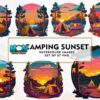 camping-sunset-watercolor-sublimation