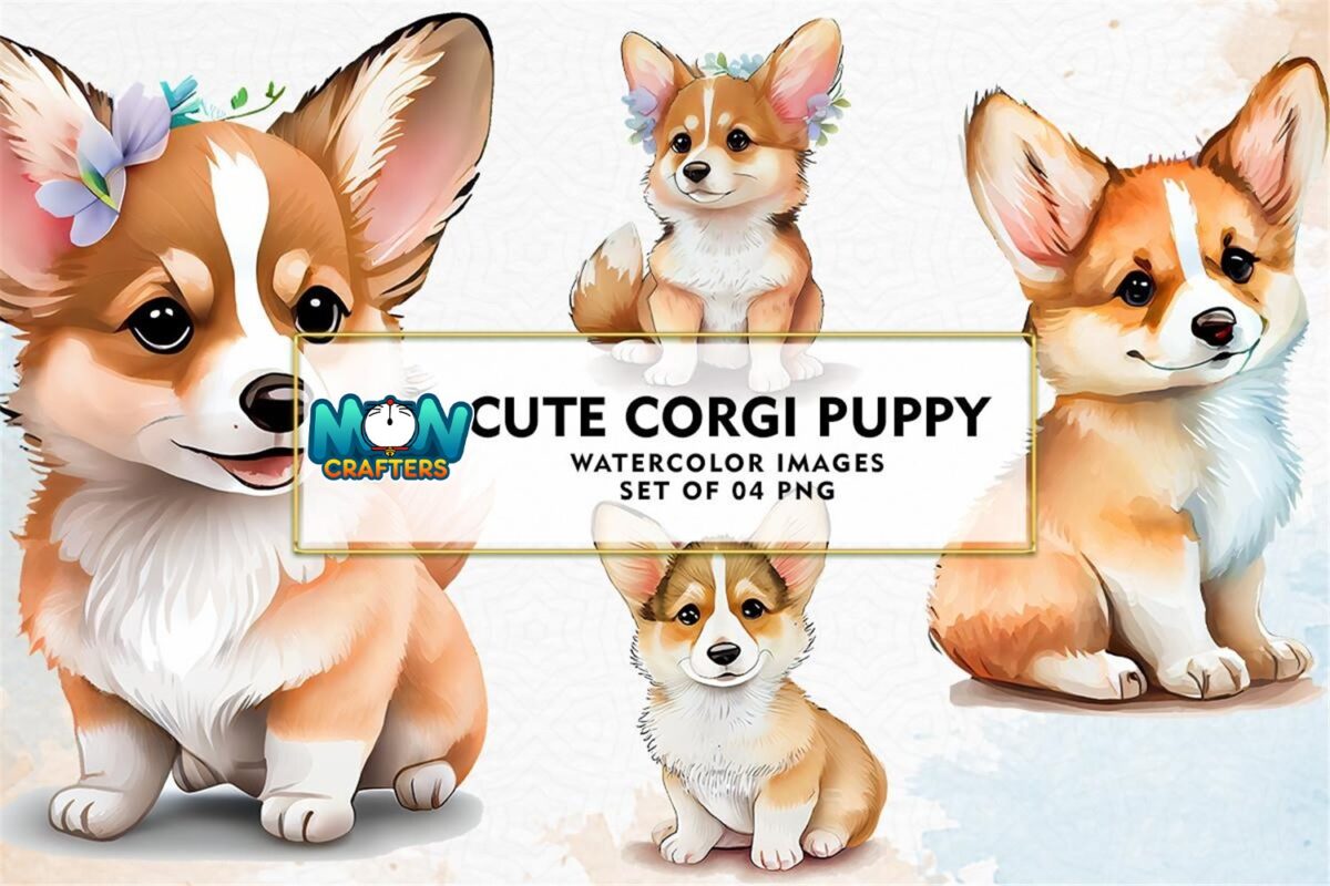 cute-corgi-puppy-watercolor-sublimation