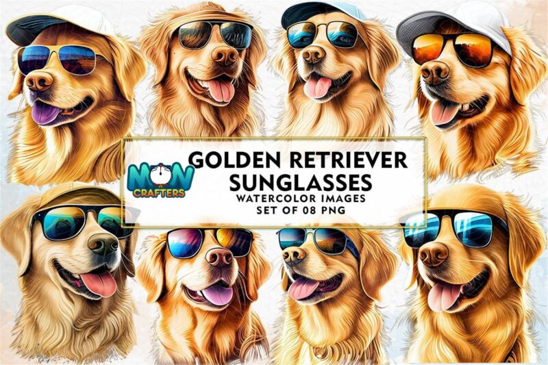 golden-retriever-with-sunglasses-clipart
