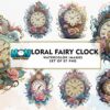 floral-fairy-clock-watercolor-clipart