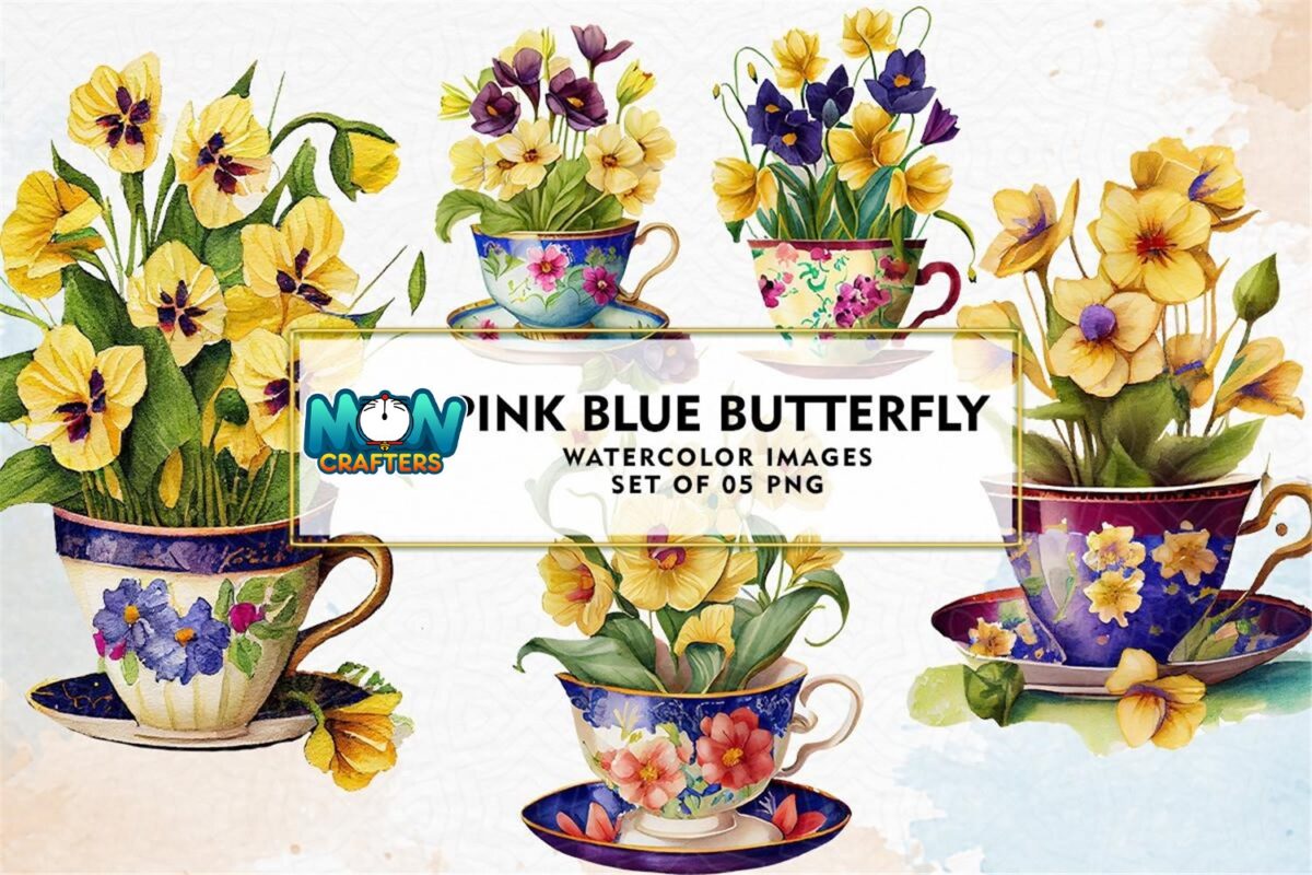 flower-tea-cup-watercolor-sublimation
