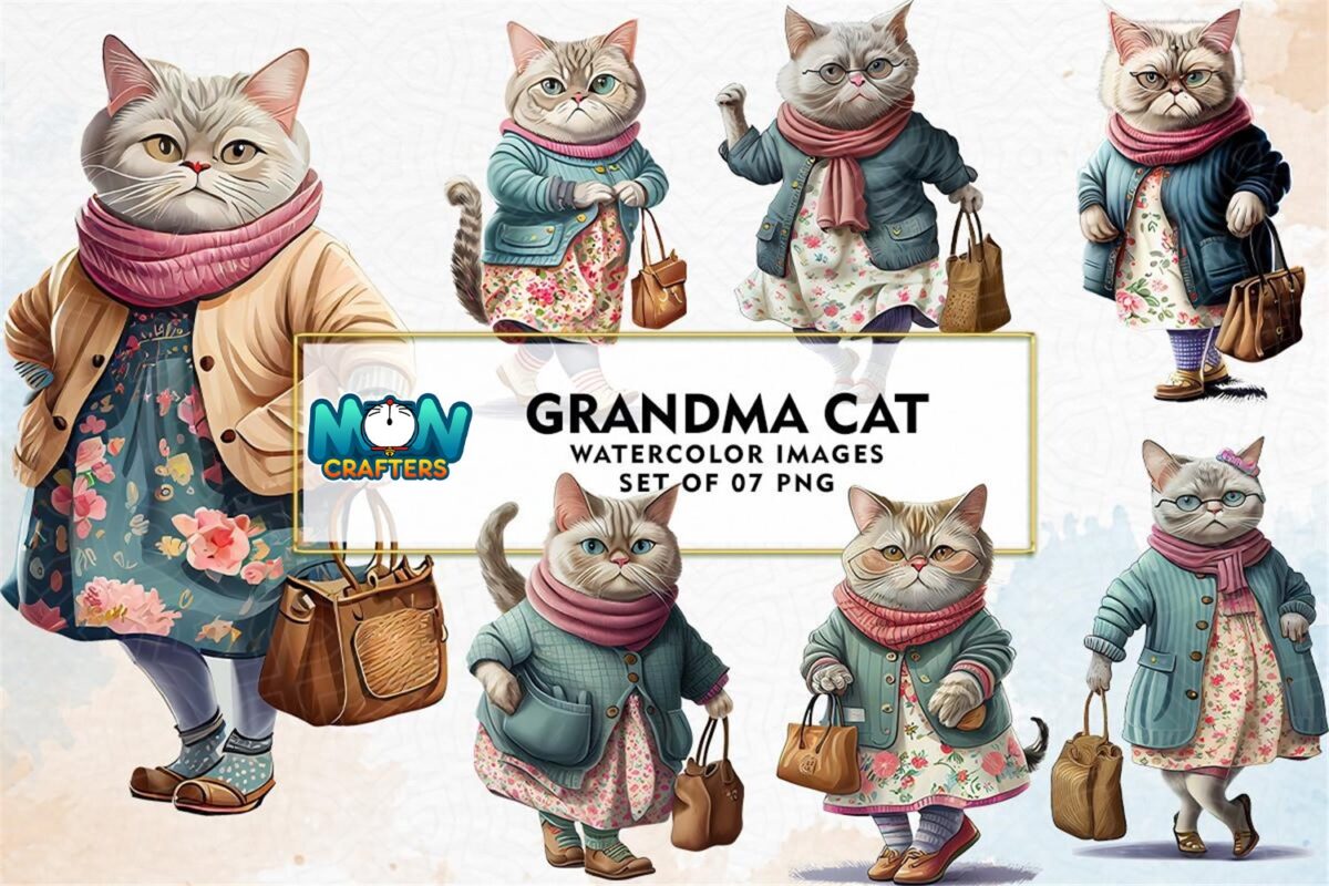 cute-grandma-cat-watercolor-sublimation