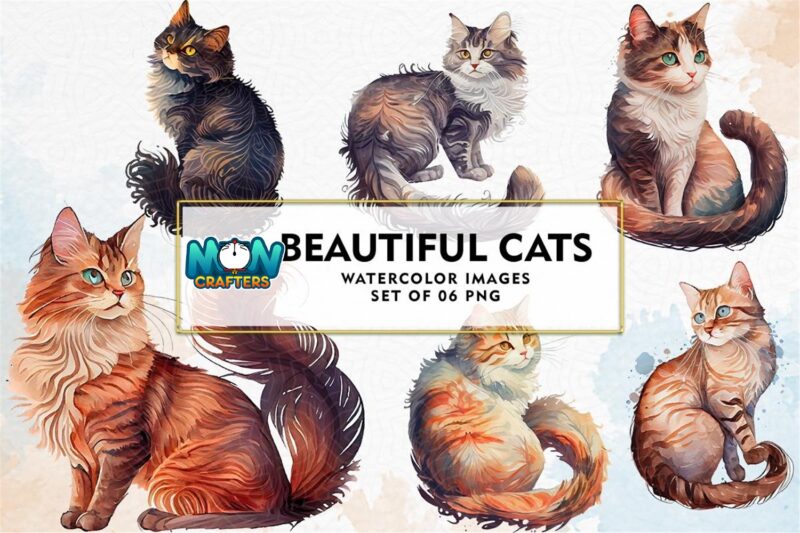 beautiful-cat-watercolor-sublimation