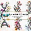 dna-with-flowers-watercolor-sublimation