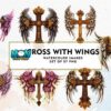 cross-with-wings-watercolor-sublimation