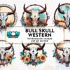 bull-skull-western-watercolor-clipart