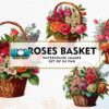 roses-basket-watercolor-sublimation
