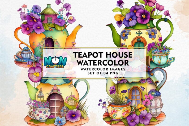teapot-house-watercolor-sublimation
