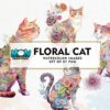 floral-cat-watercolor-sublimation