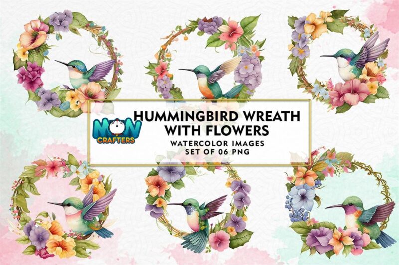 humming-bird-wreath-with-flowers