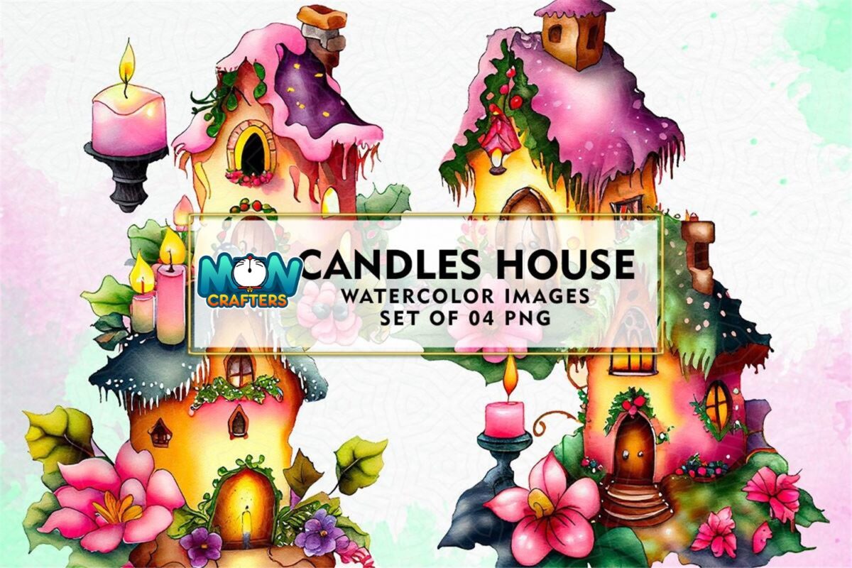 candle-house-watercolor-sublimation