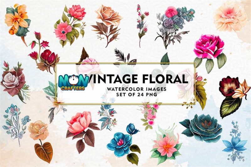 vintage-floral-watercolor-sublimation